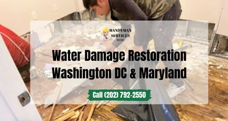 water damage restoration washington DC and Maryland